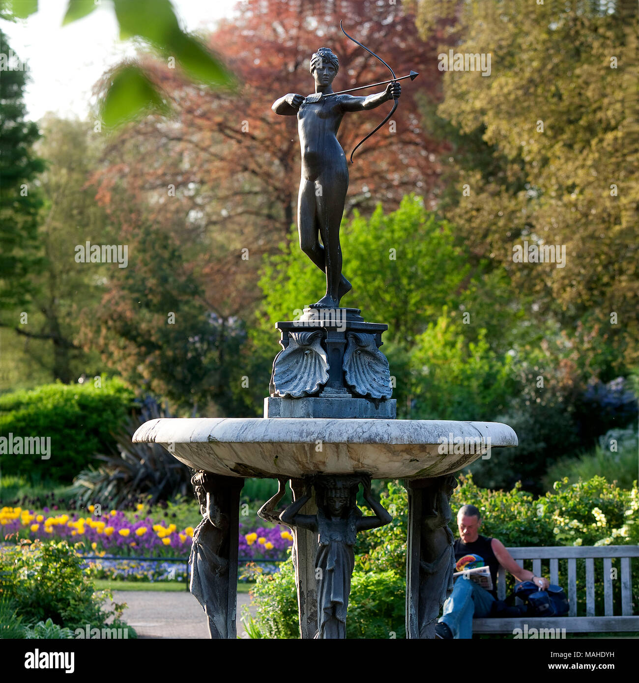 Statue Of Diana The Huntress High Resolution Stock Photography and