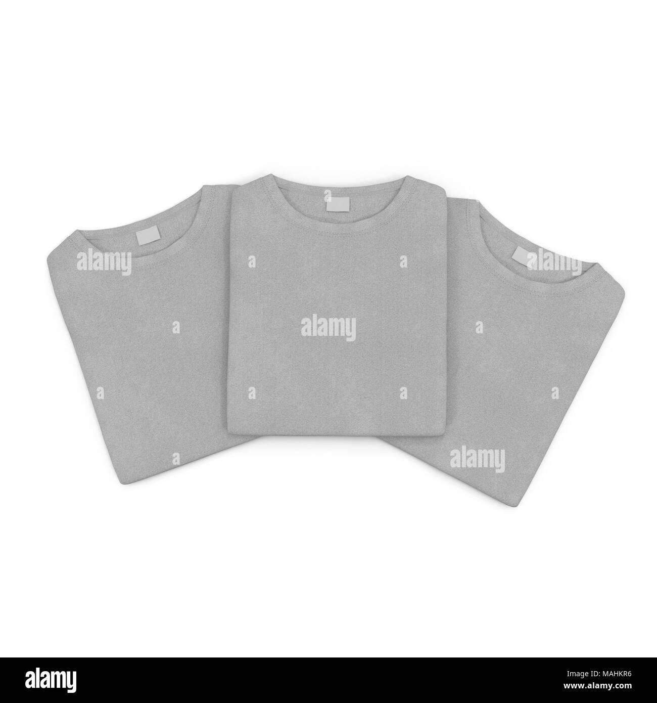 Folded shirts white background Black and White Stock Photos & Images ...