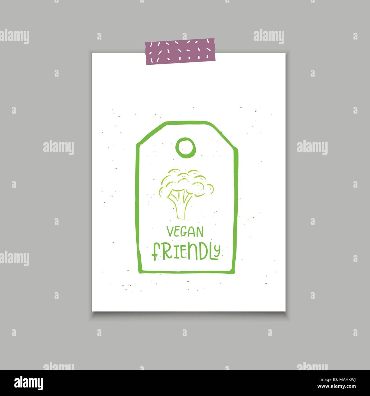 Vector poster, eco badge or tag, bio green logo. Vegan sign for cafe ...