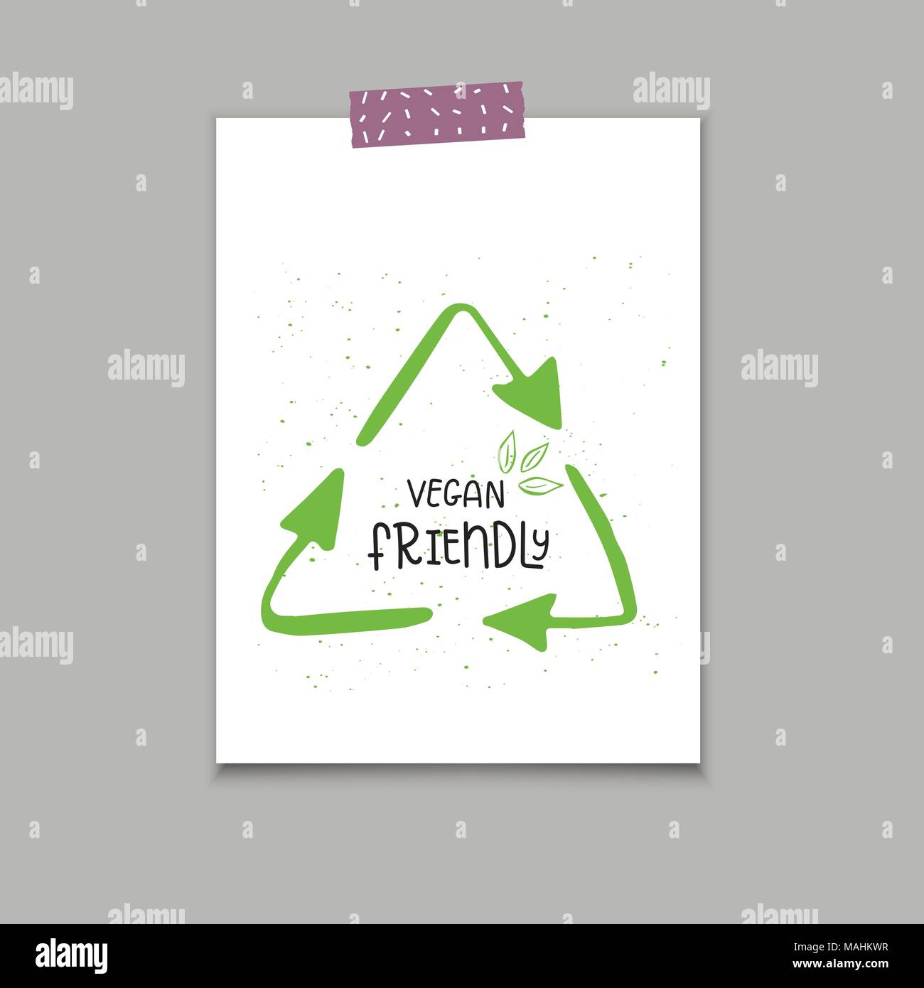 Vector poster, eco badge or tag, bio green logo. Vegan sign for cafe ...