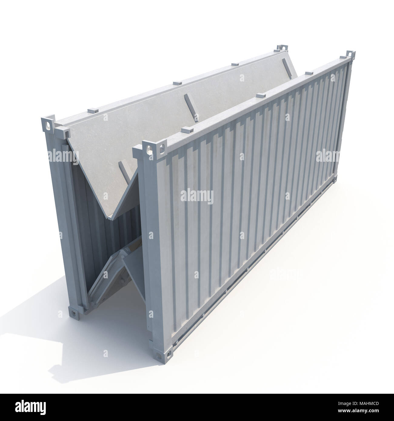 Collapsible shipping crate Cut Out Stock Images & Pictures - Alamy