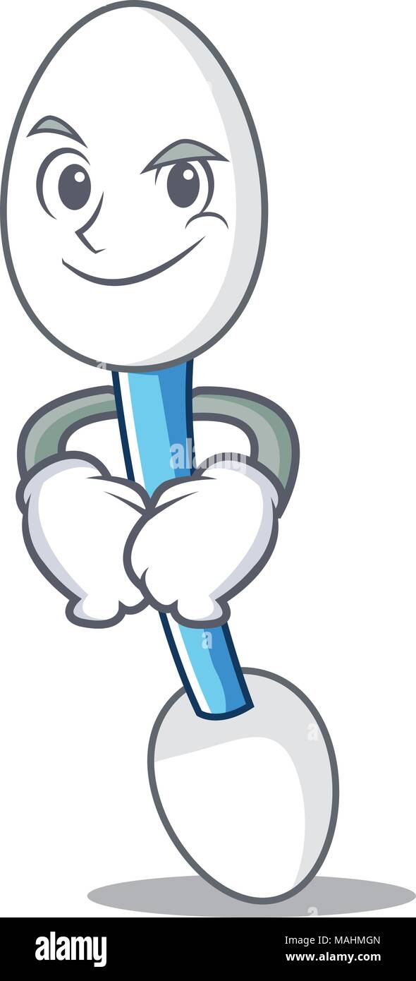 Smirking cotton swab character cartoon Stock Vector Image & Art Alamy