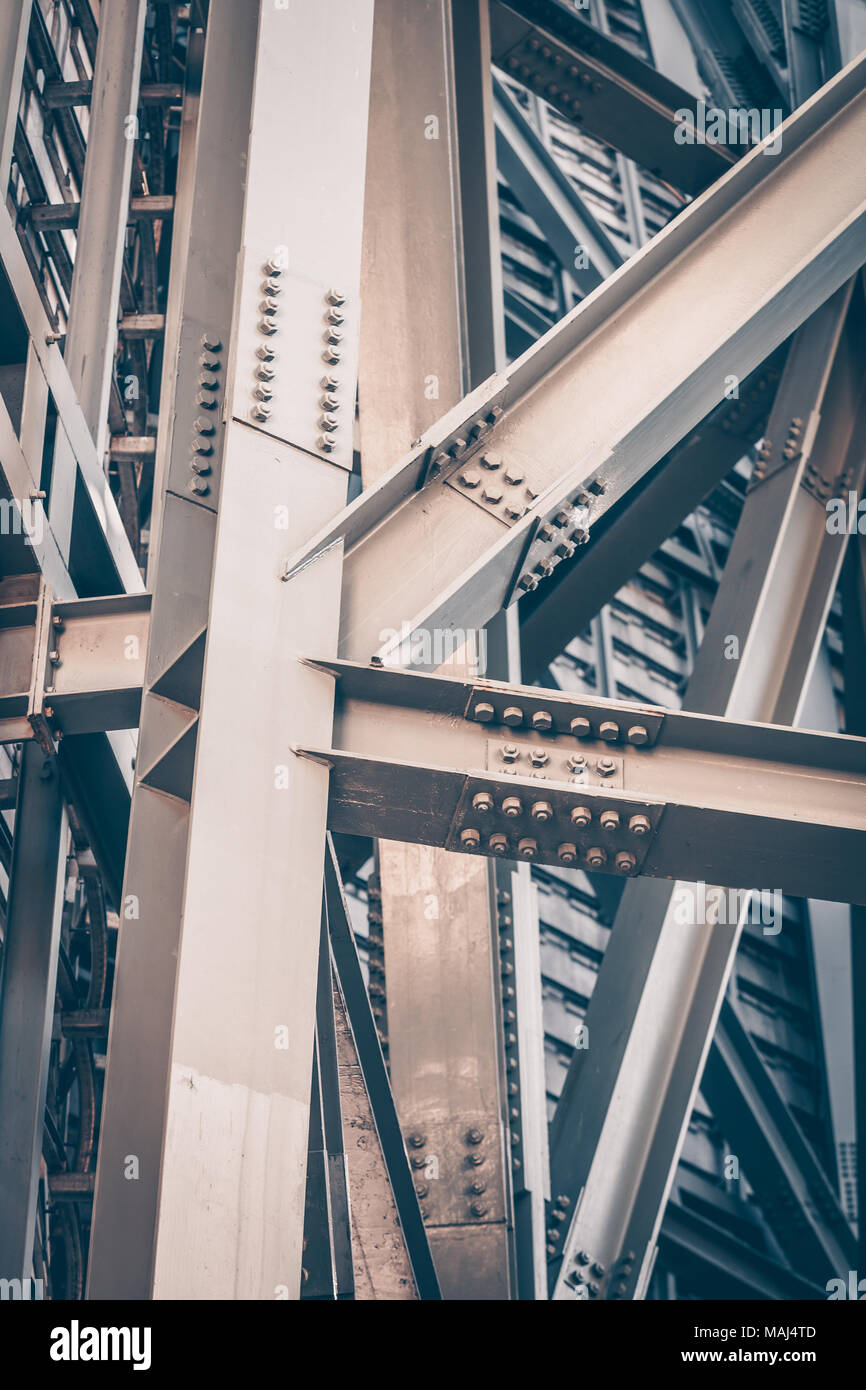 Steel lattice girder truss hi-res stock photography and images - Alamy