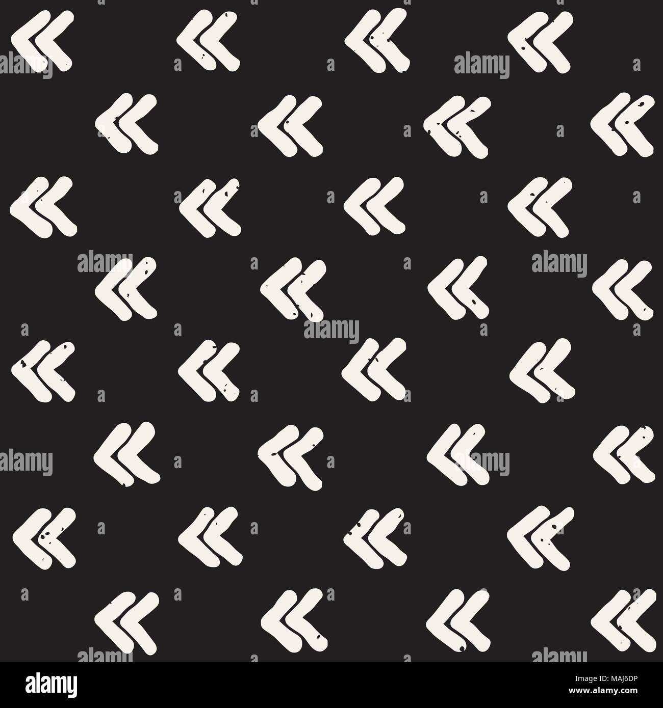 Simple ink geometric pattern. Monochrome black and white strokes ...