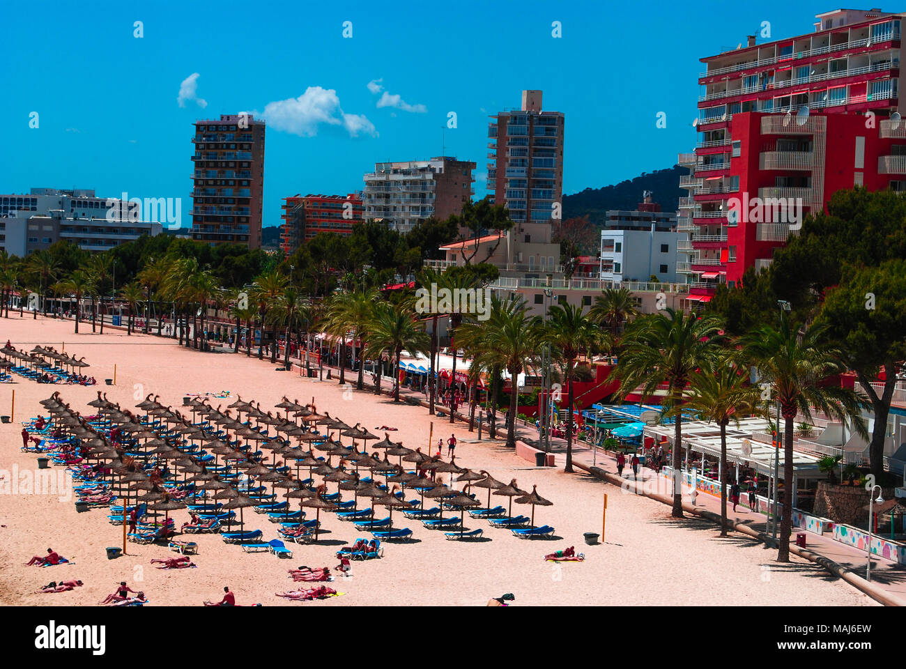 Magaluf Beach Beach Magaluf In High Resolution Stock Photography and ...