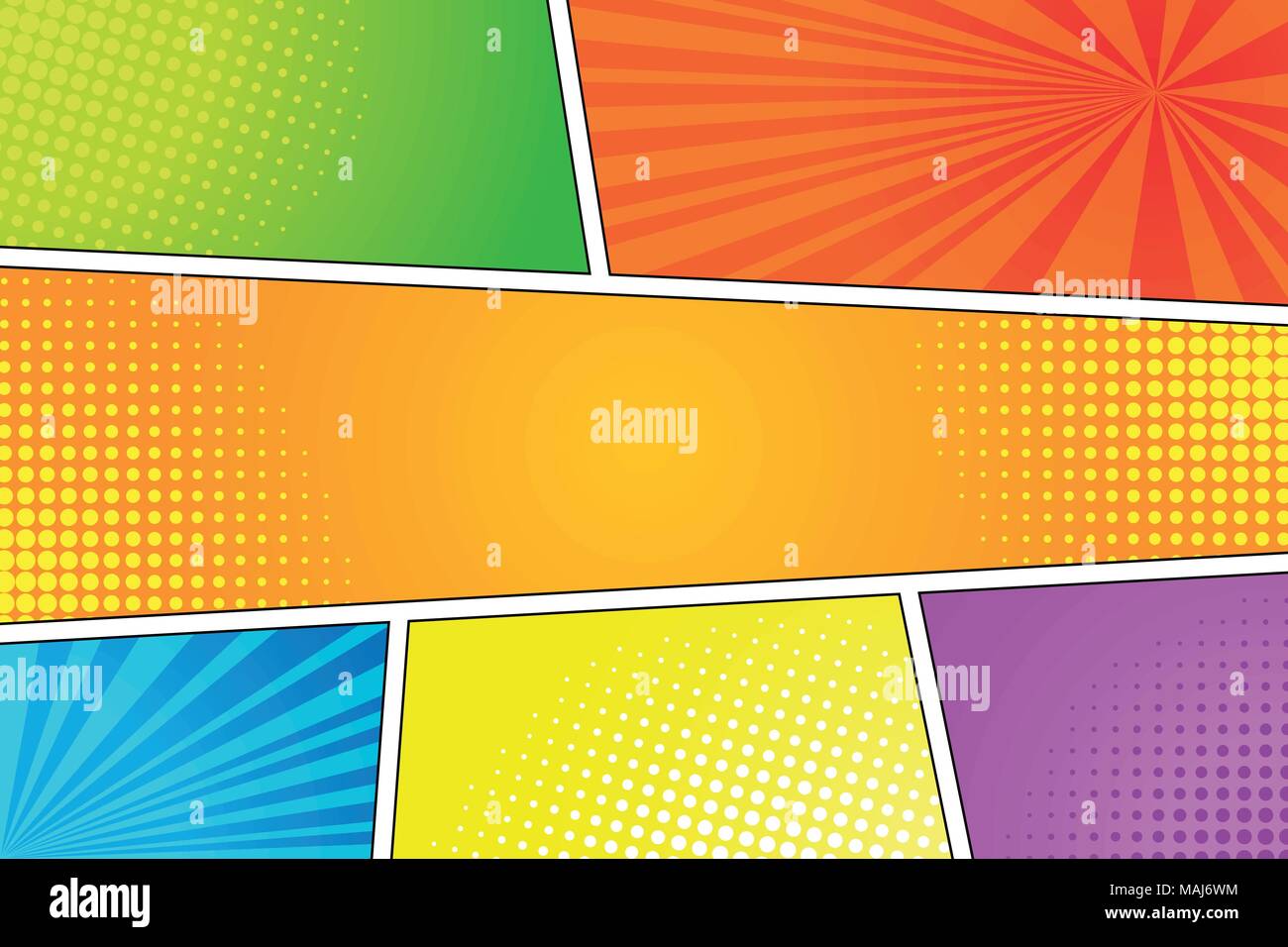 Colorful art comic Stock Vector Image & Art - Alamy