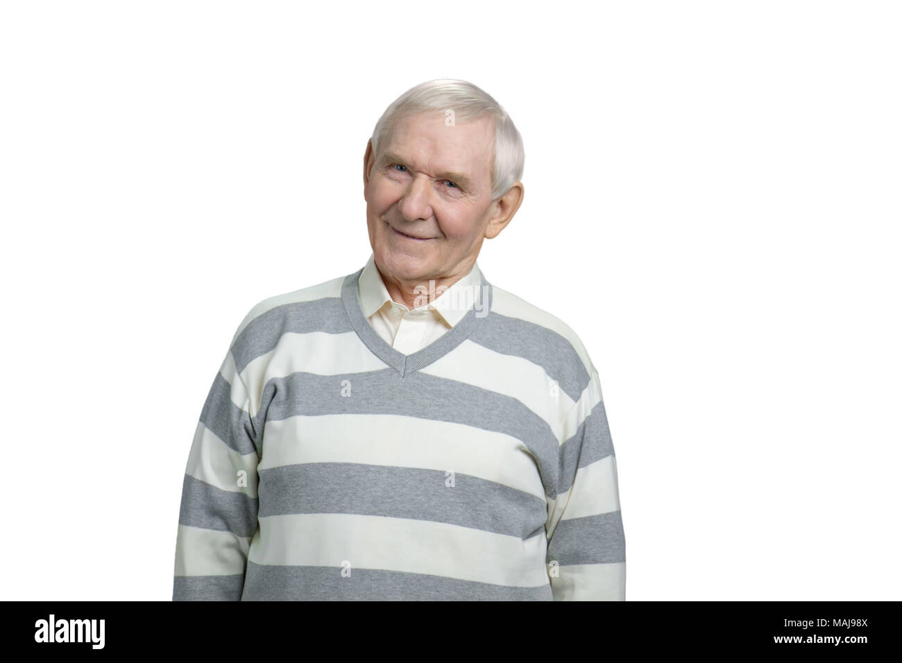 old man in sweater