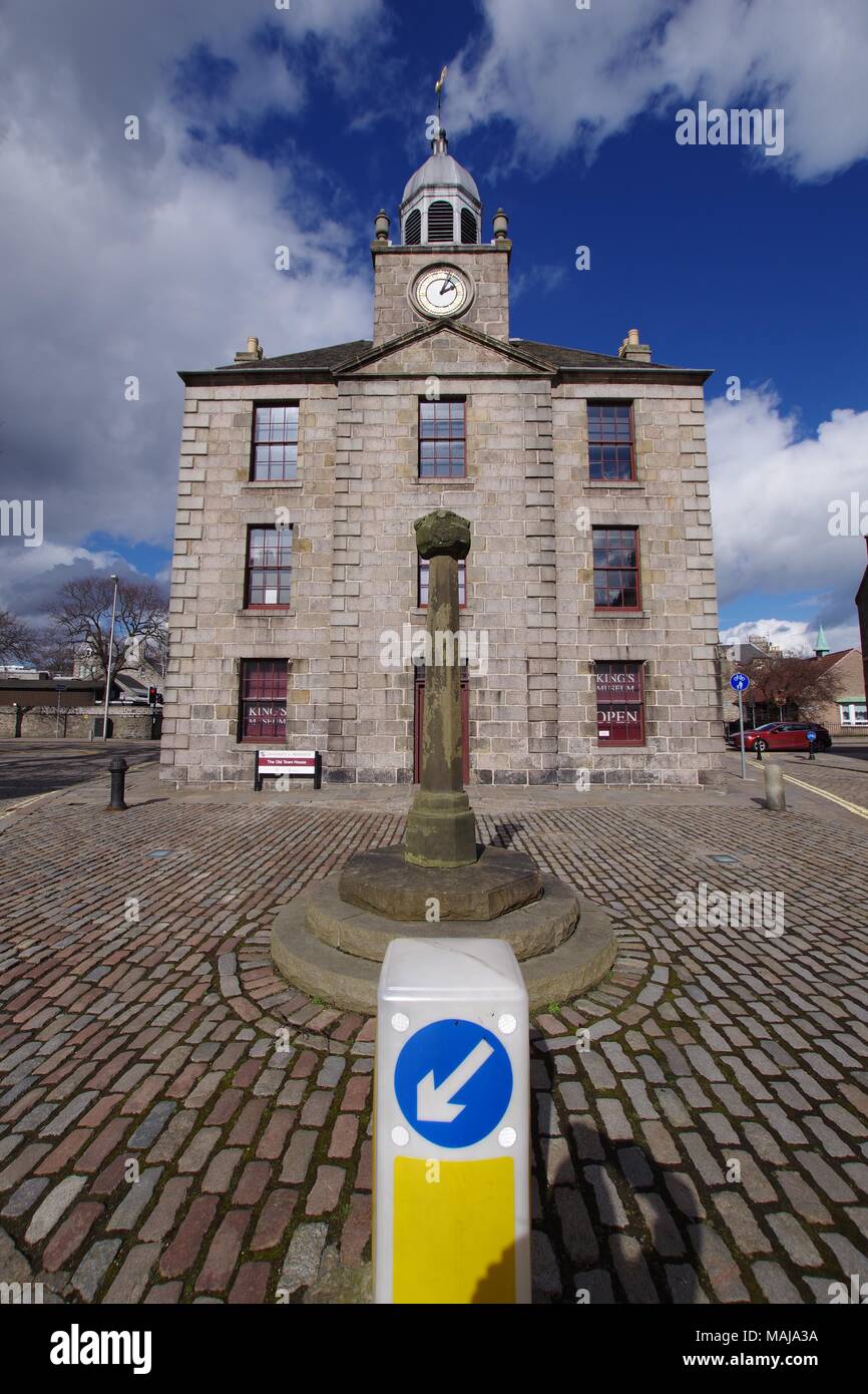 The Old Town House, Period Building of 1788, Old Aberdeen, Scotland, UK. Stock Photo