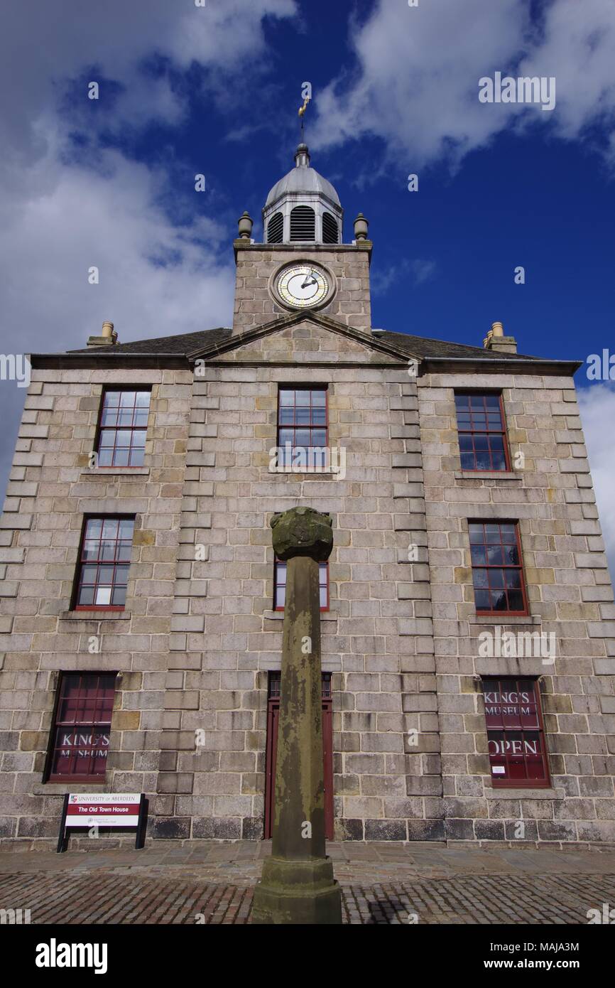 The Old Town House, Period Building of 1788, Old Aberdeen, Scotland, UK. Stock Photo