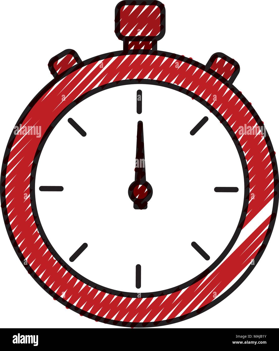 Track and field stopwatch Stock Vector Images - Alamy