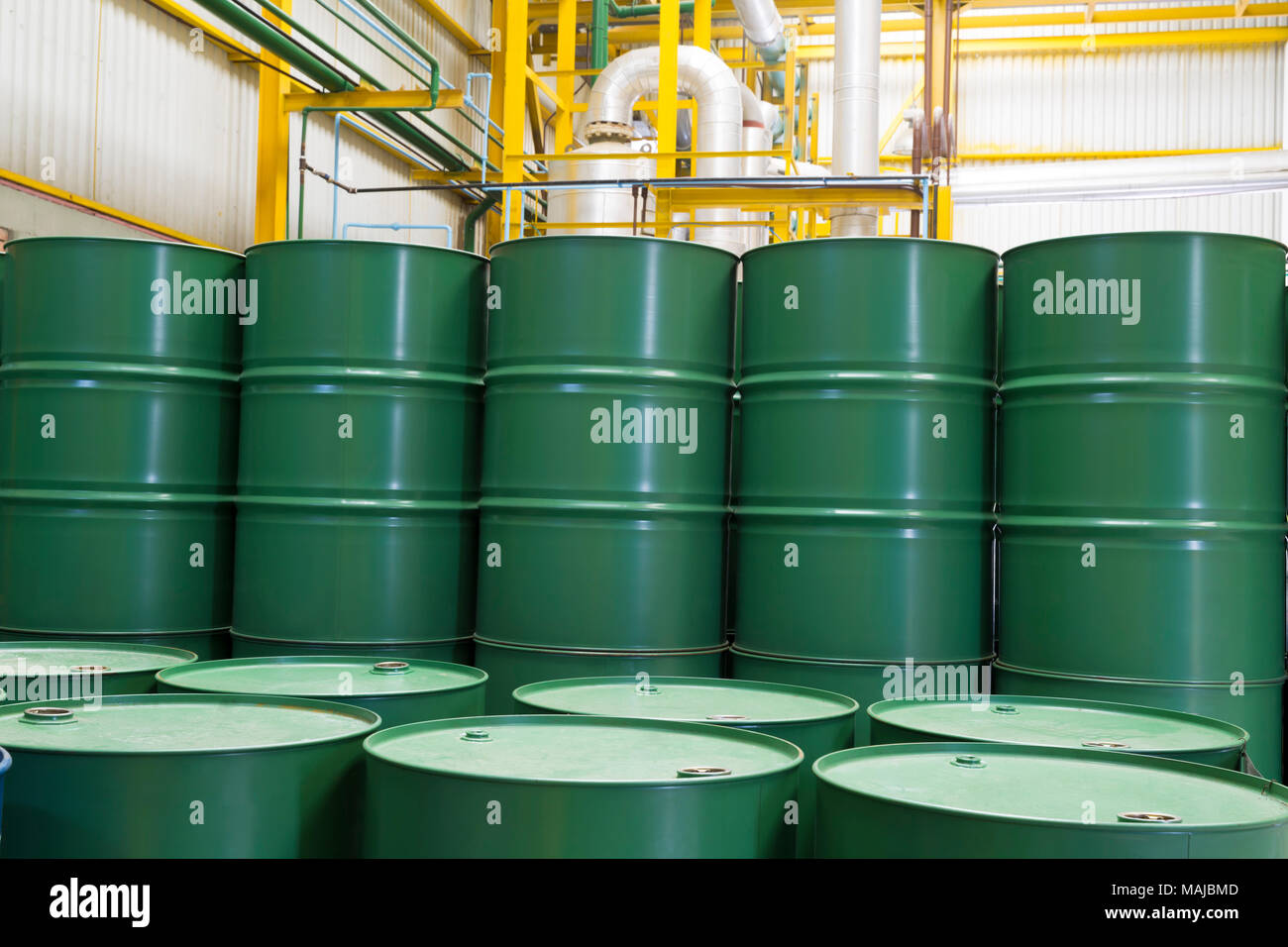 Industrial chemical drums hi-res stock photography and images - Alamy