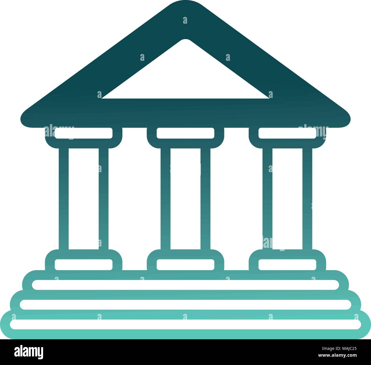 bank building isolated icon vector illustration design Stock Vector ...