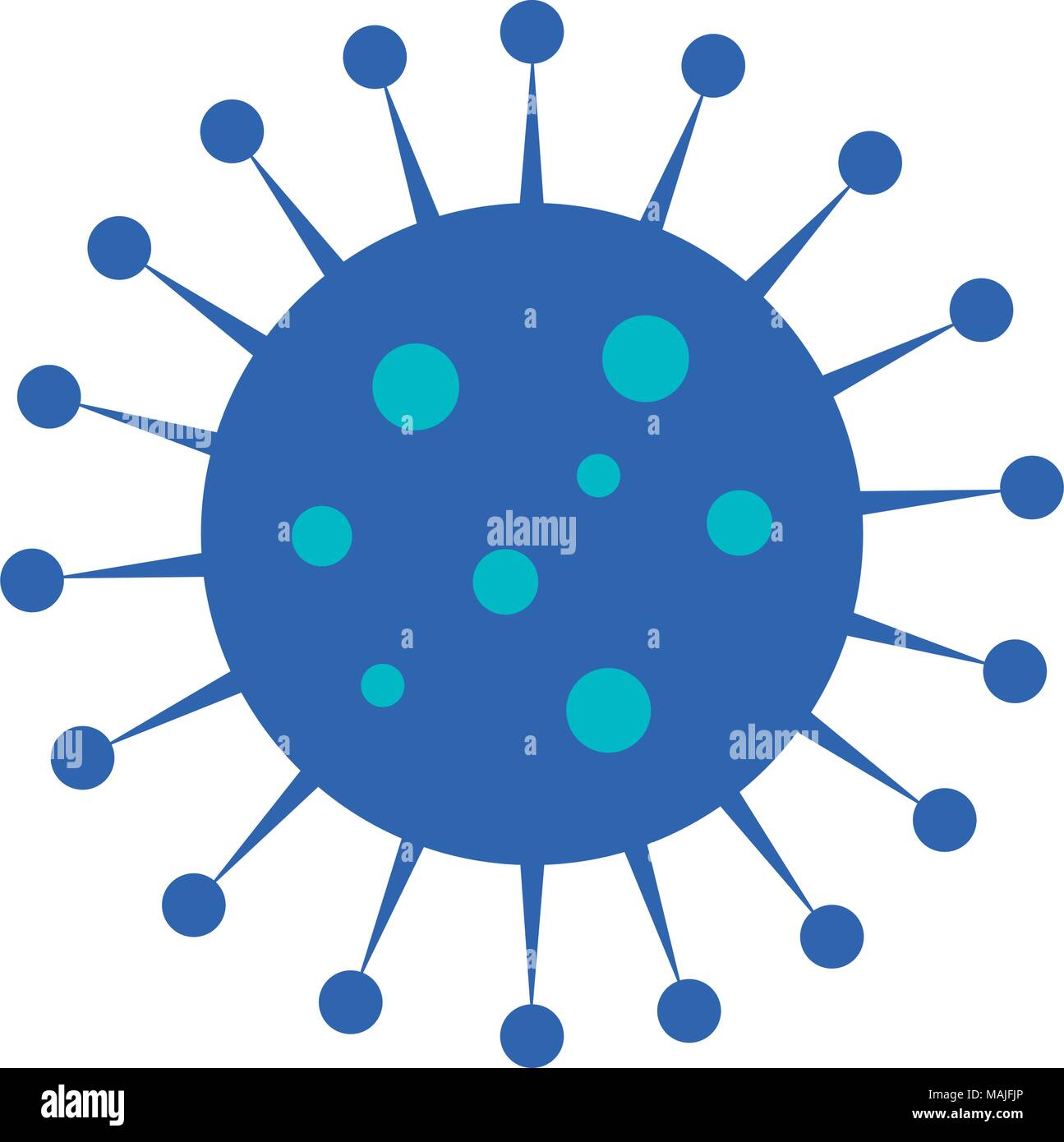 unicellular bacteria laboratory icon vector illustration design Stock ...