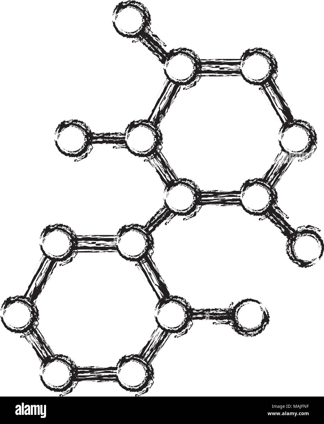molecular structure isolated icon vector illustration design Stock ...