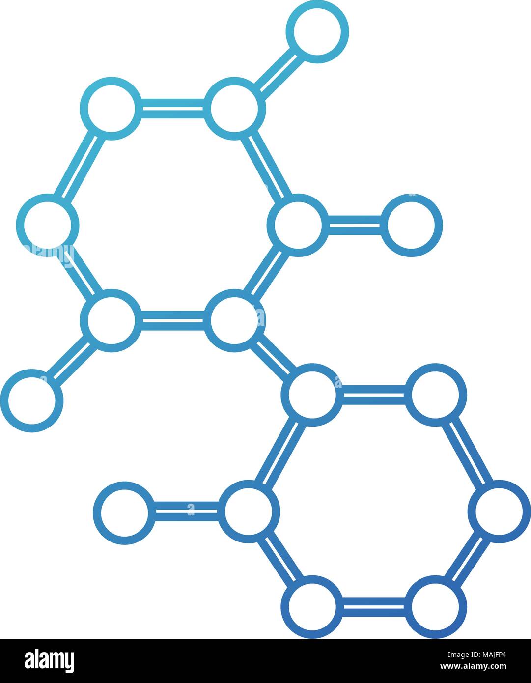 molecular structure isolated icon vector illustration design Stock ...