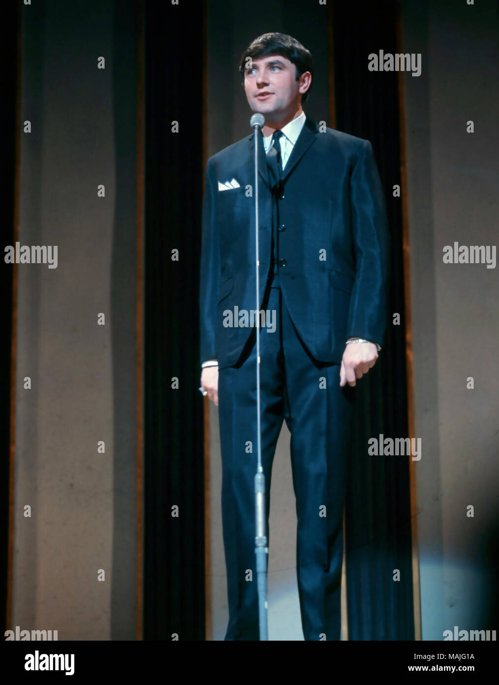 JIMMY TARBUCK English comedian at the London Palladium about 1967. Photo: Tony Gale Stock Photo