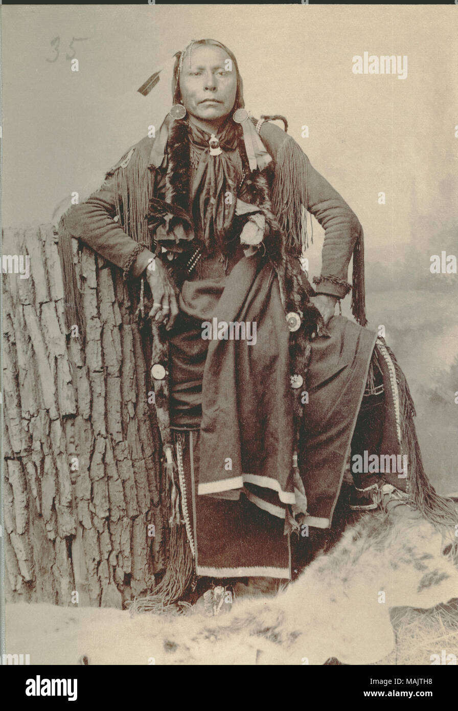 Title: Ka-Take-Nop, Comanche.  . between circa 1890 and circa 1895. George A. Addison Stock Photo