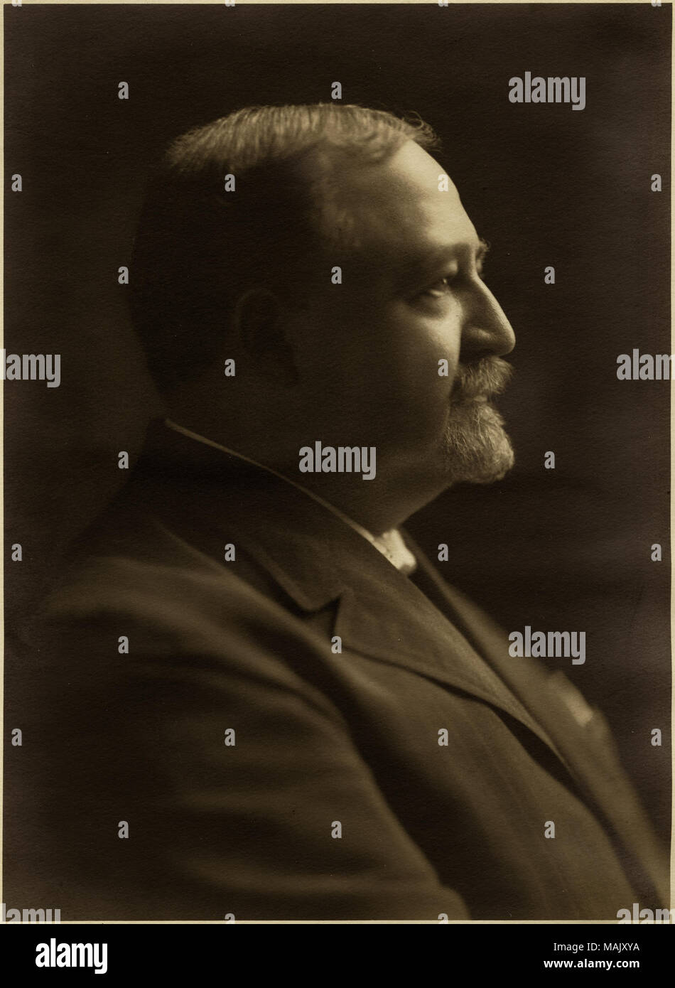 Profile Portrait Of J B Widen Photograph By Schweig Studio Of