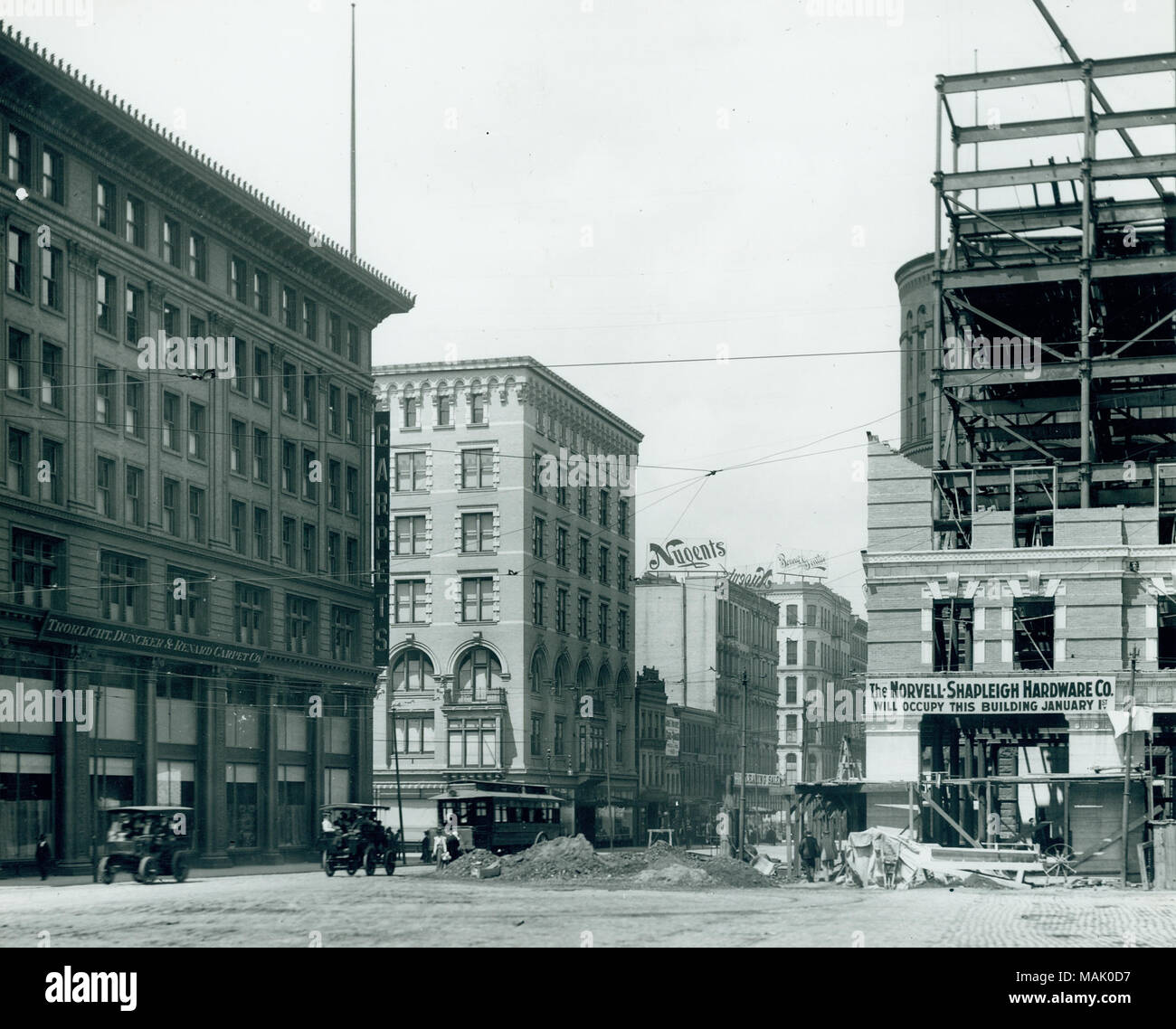 View Looking Toward The Northwest Corner Of Third Street And