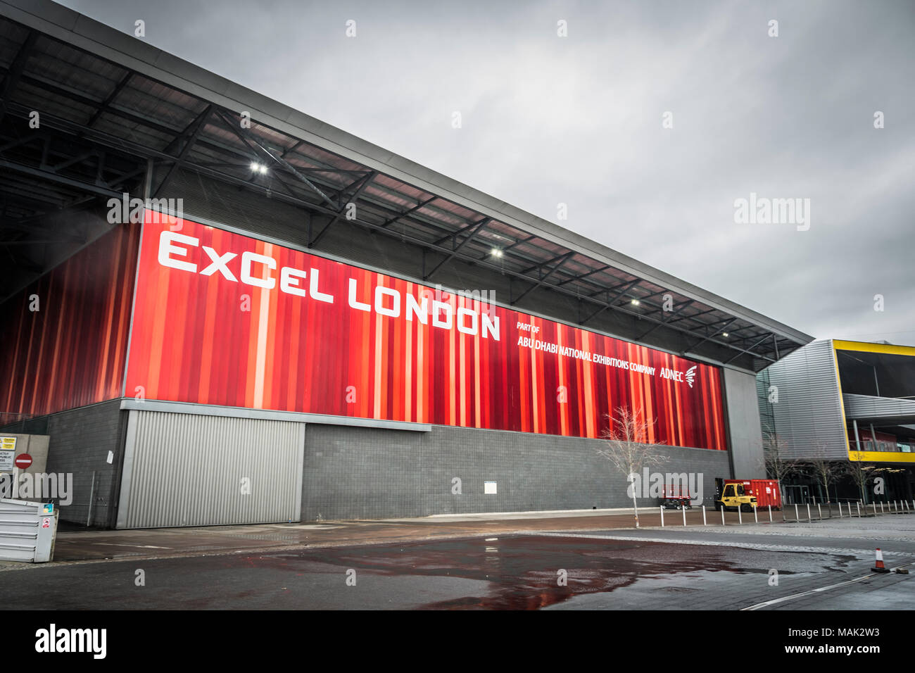ExCel London, Royal Victoria Dock, Western Gateway, London, E16, UK Stock Photo