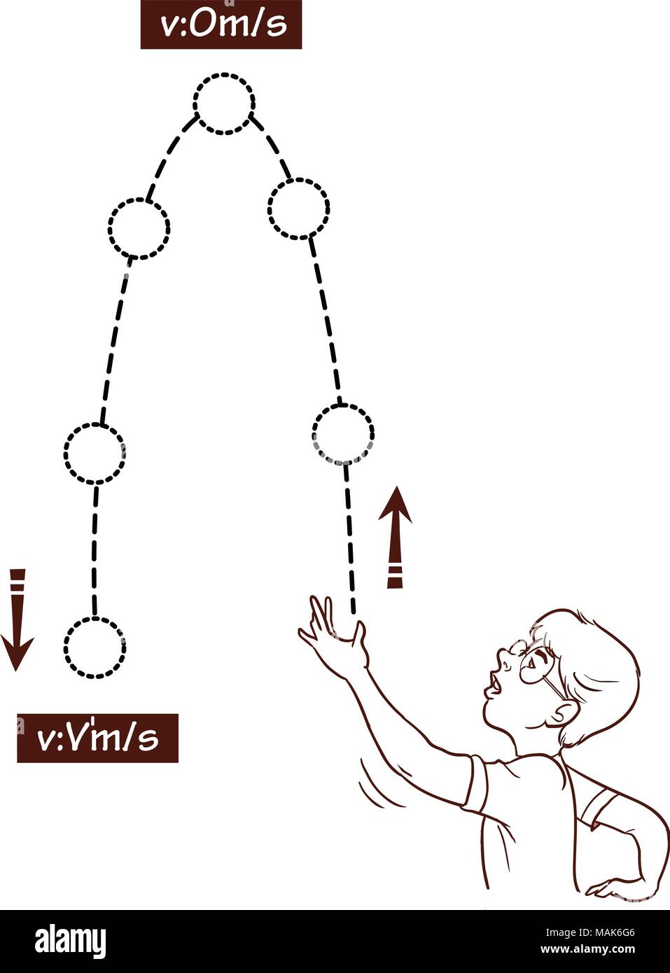 vector illustration of a forces and motion Stock Vector Image & Art Alamy