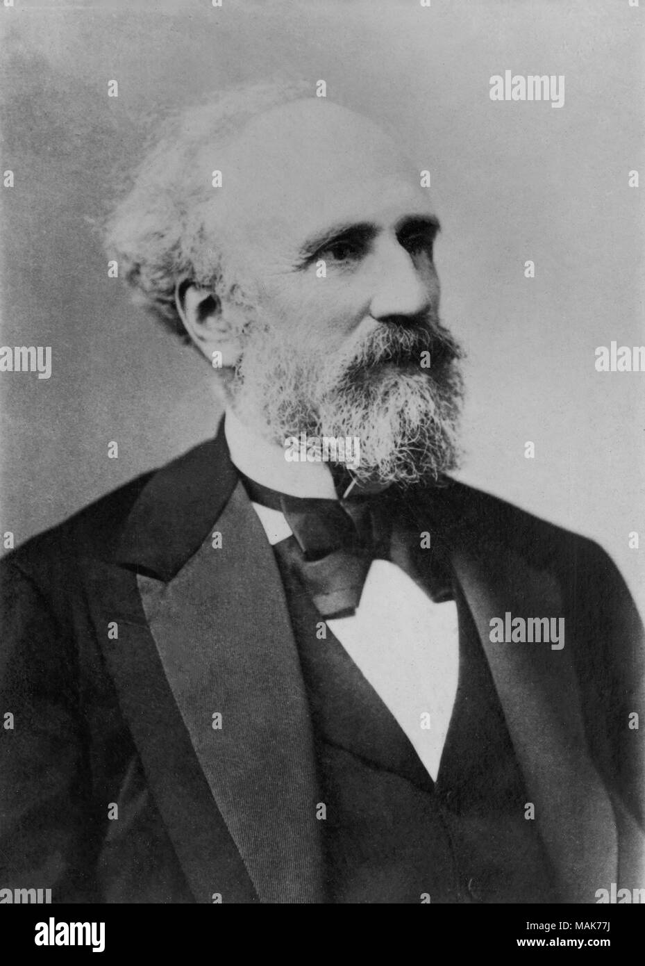 Portrait of Alexandre Ribot ( 1842 - 1923 ) deputy , minister  -  photography by    Anonyme Stock Photo