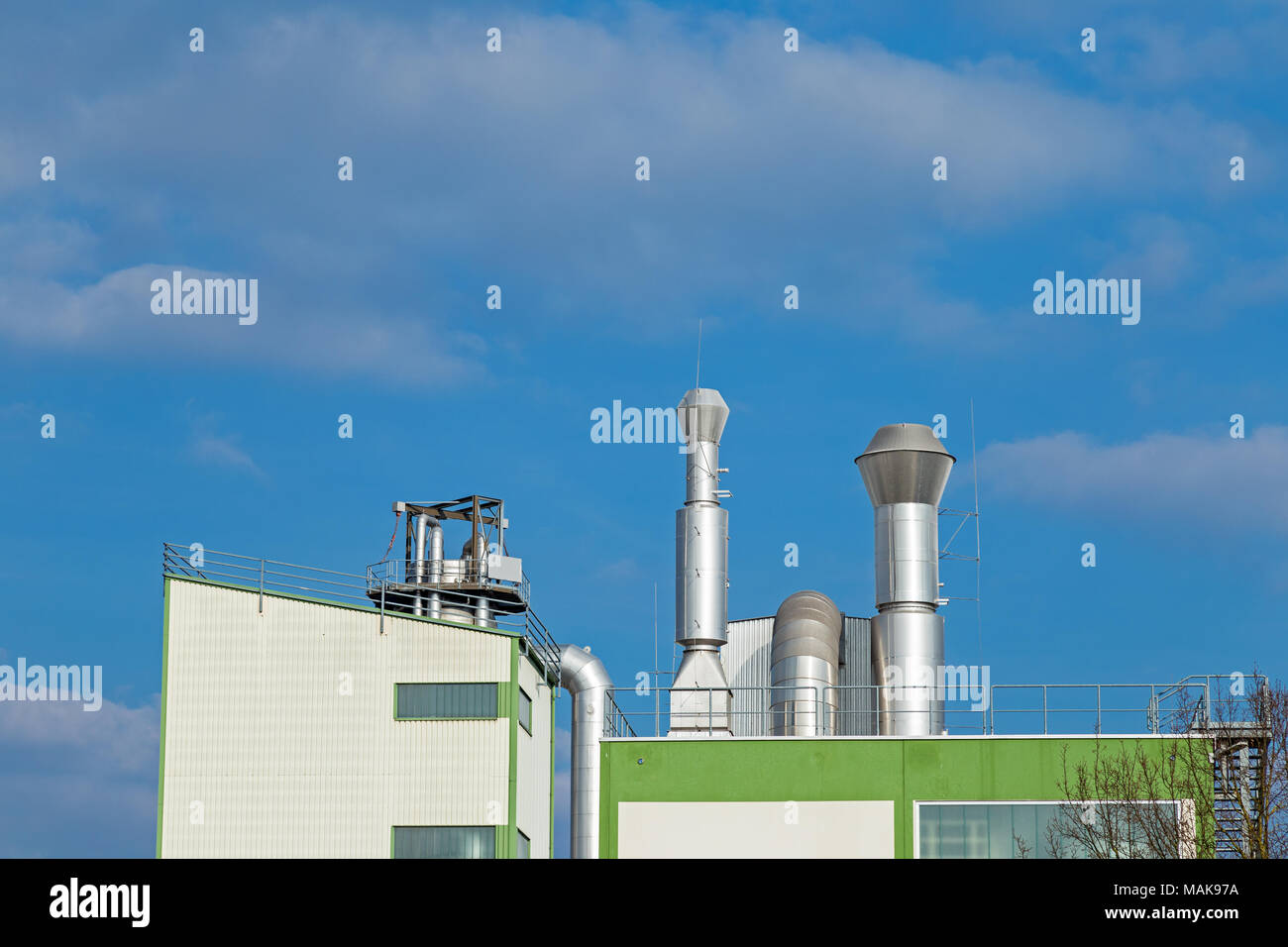 Industrial plant, chemical industry Stock Photo