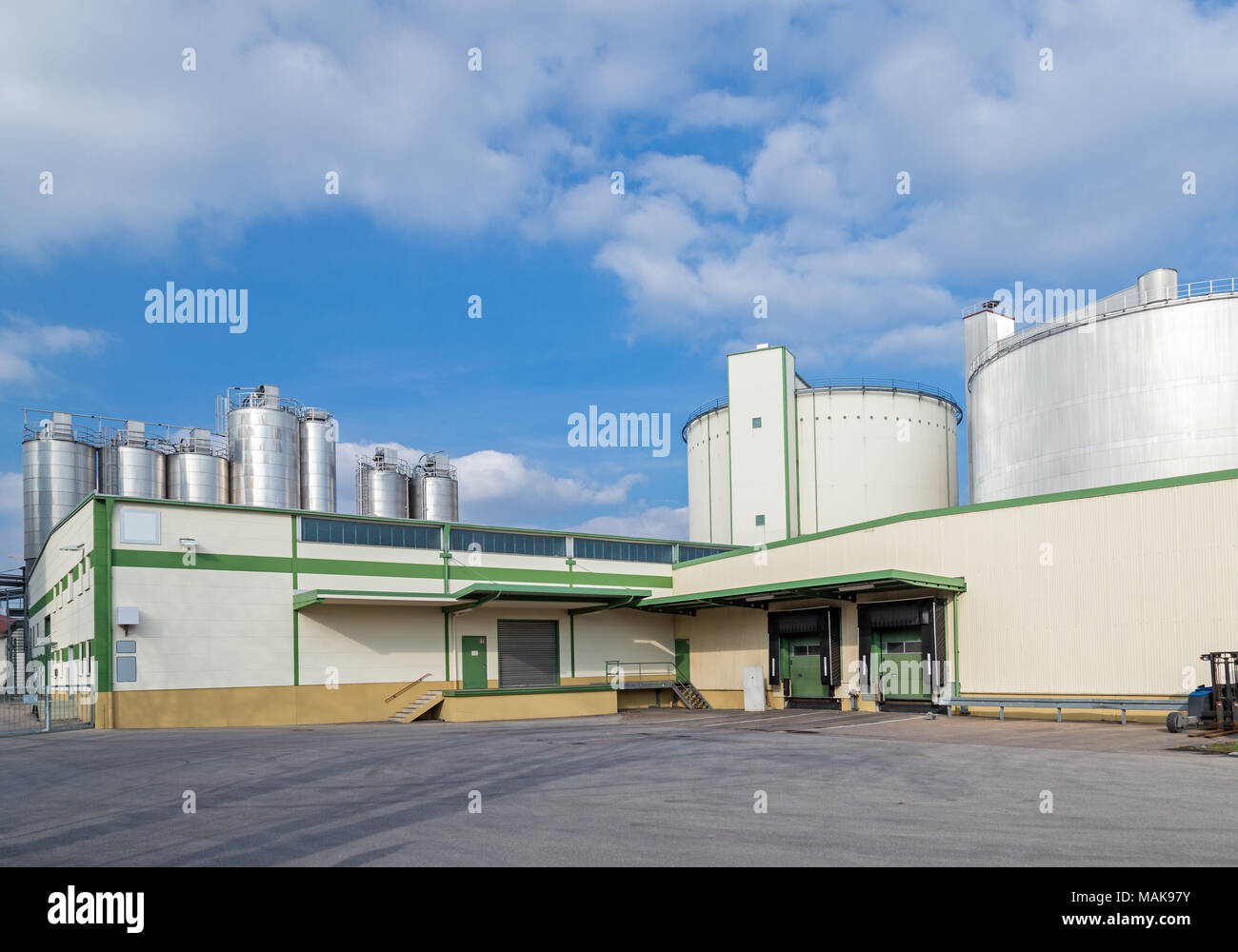 Industrial plant, chemical industry Stock Photo