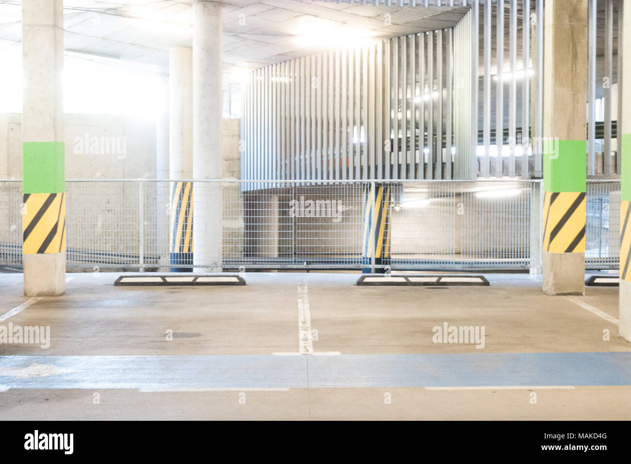 Empty car parking lot area Stock Photo Alamy