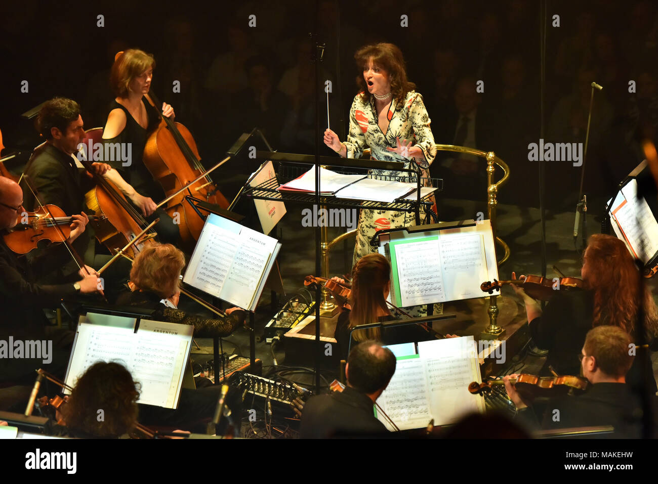 Debbie wiseman performing classic fm live londons royal albert hall hi