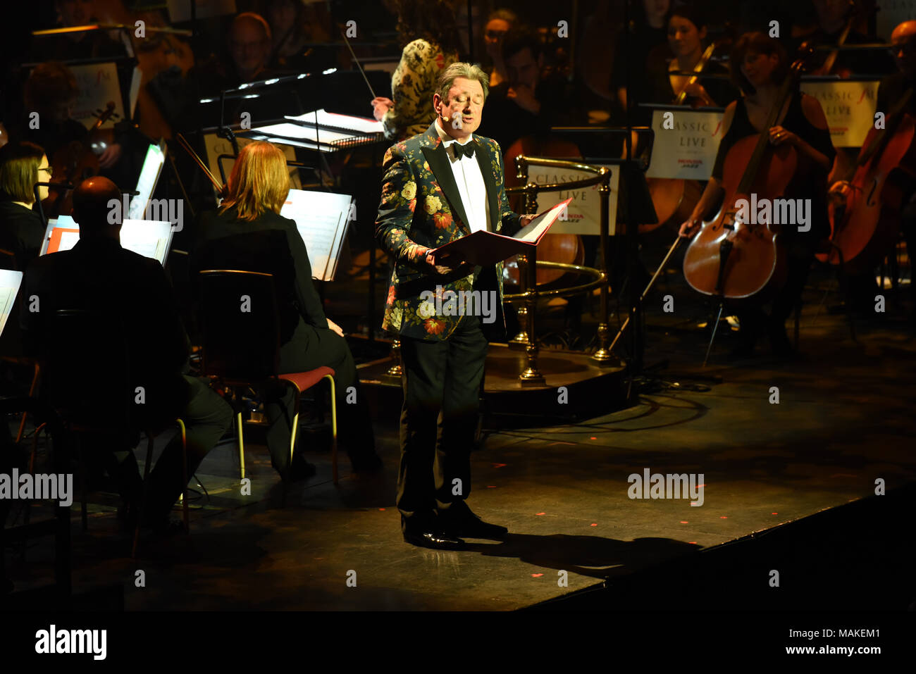 Alan titchmarsh performing classic fm live londons royal albert hall hi