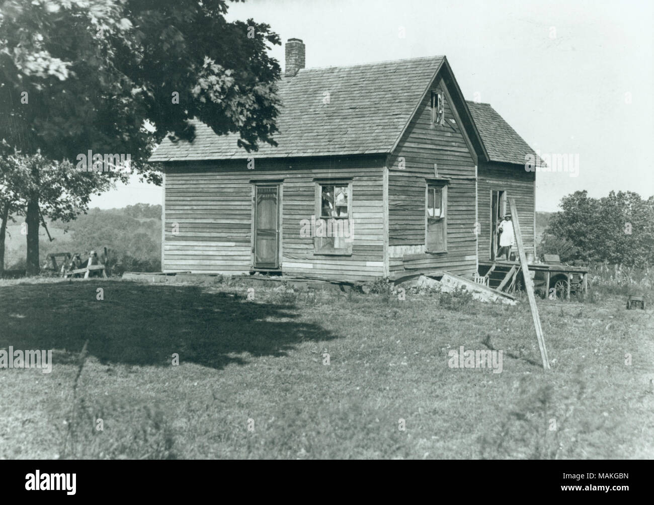 Small Wooden House Near Wilson S Creek Windows Seem To Have Been