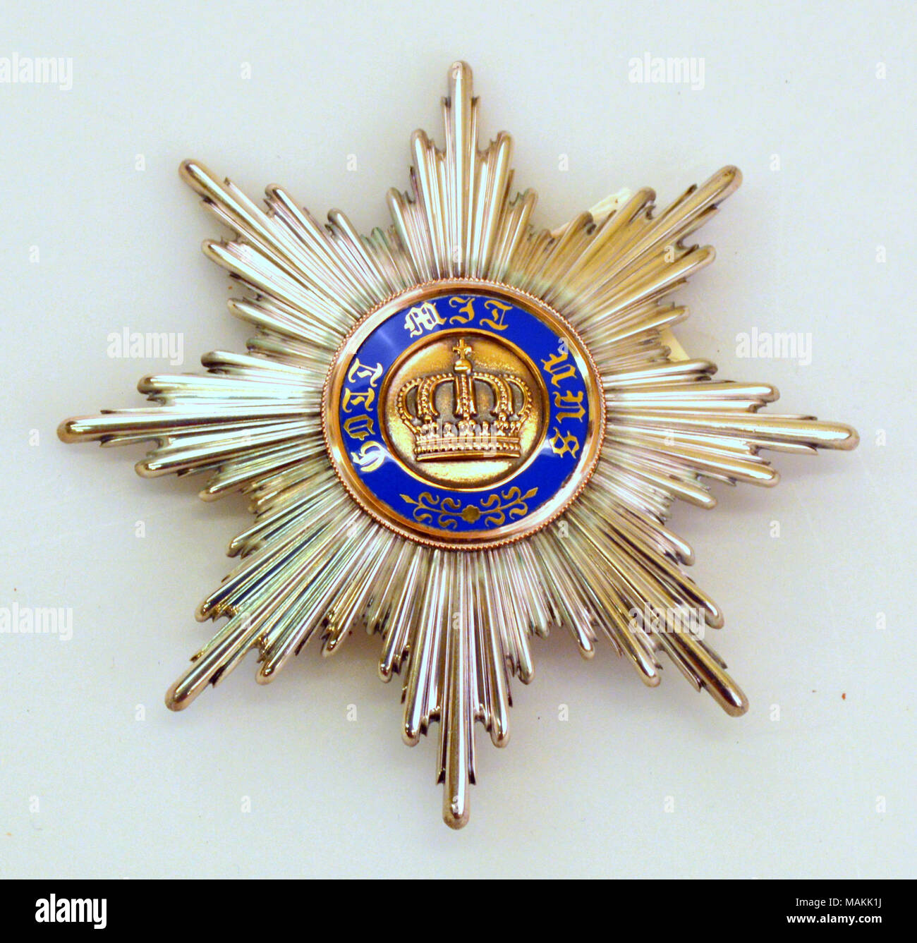 German Royal Order of the Crown, 1st Class, conferred on David R ...