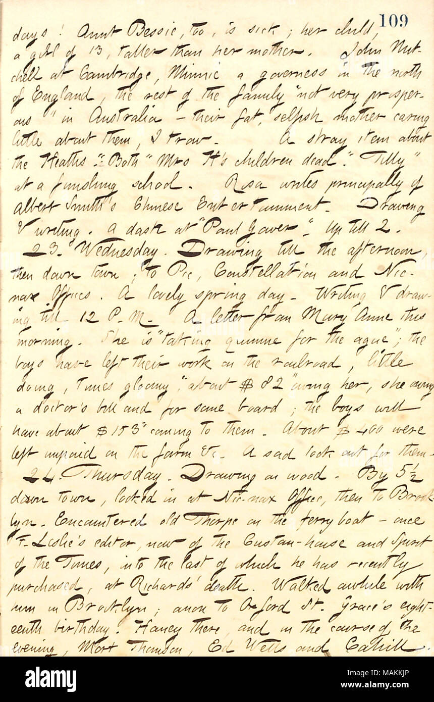 Describes letters received from his mother, sister Rosa, and half ...