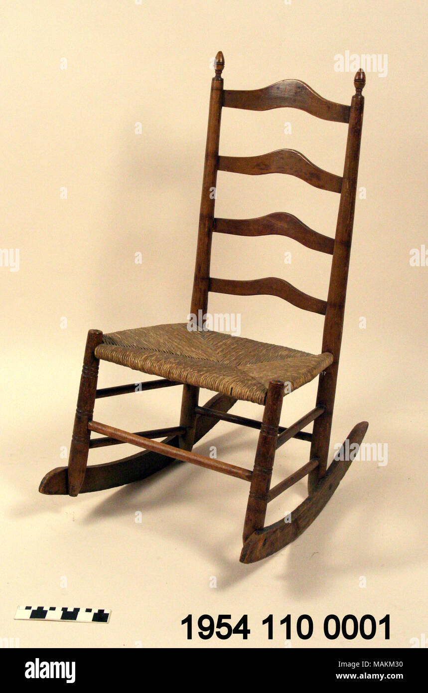 Germanstyle child's rocking chair, probably made in Pennsylvania Title Child's Rocking Chair