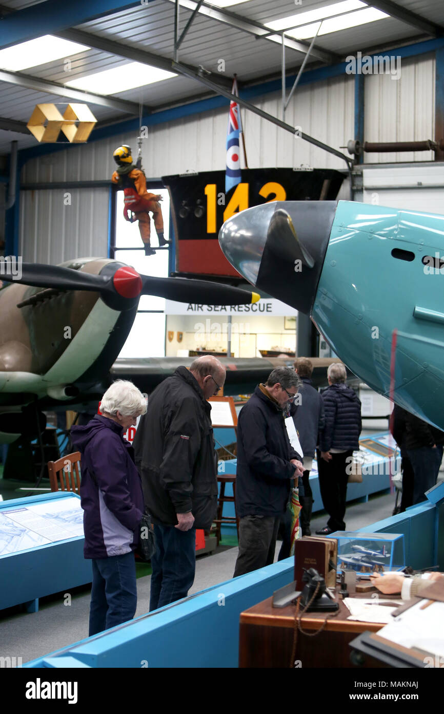 General views of the Tangmere Aircraft Museum in Tangmere, Chichester, West Sussex, UK. Stock Photo