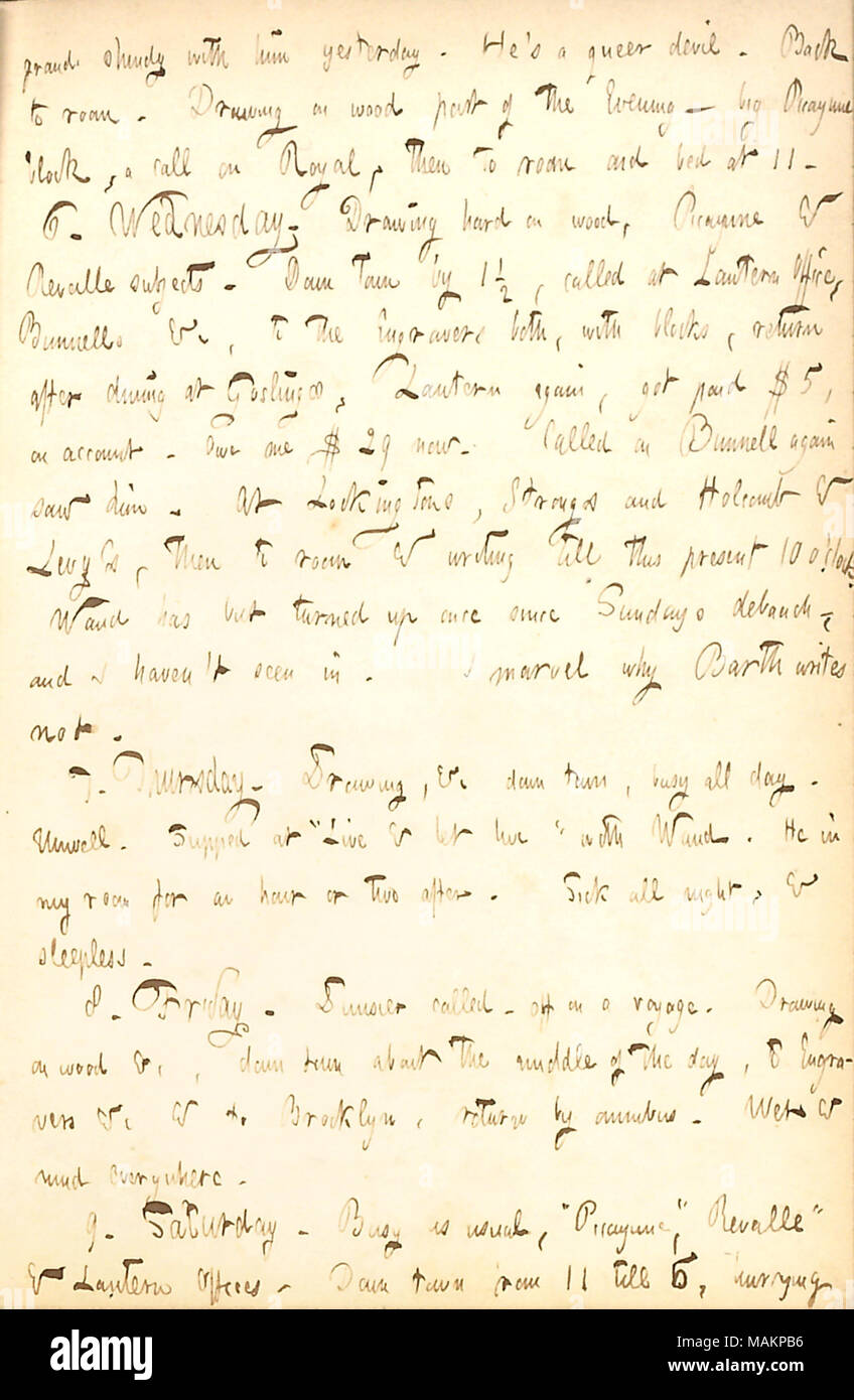mentions feeling ill transcription grand shindy with him thomas