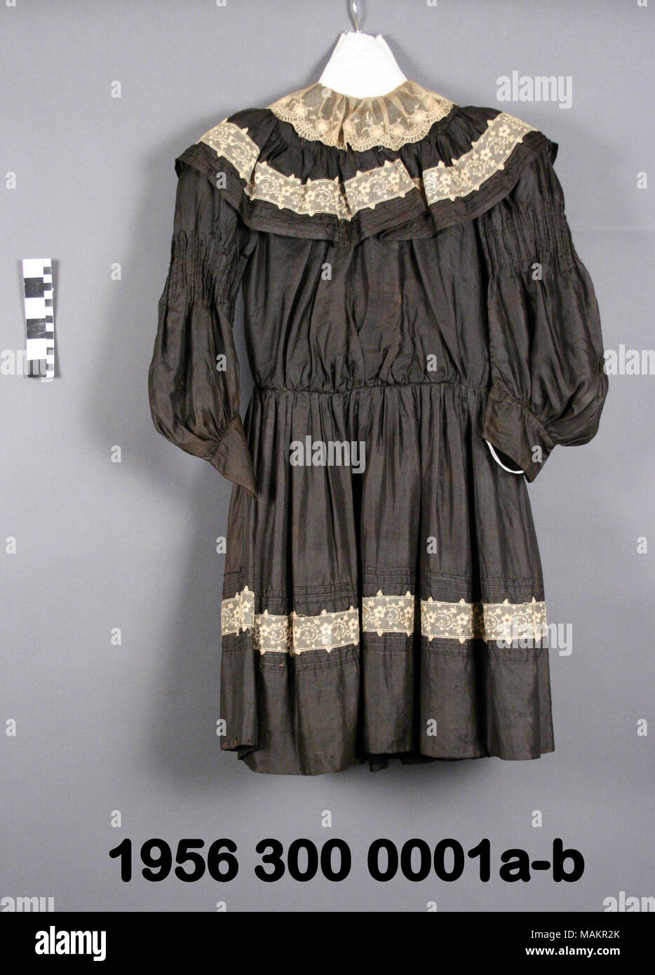 Girls black deals dress with collar