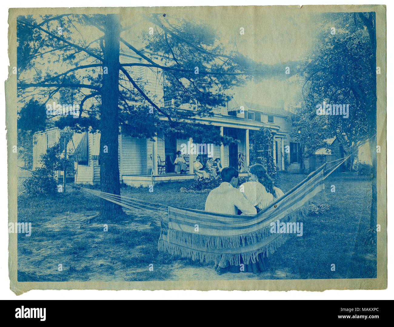 Two women sit on porch hi-res stock photography and images - Alamy