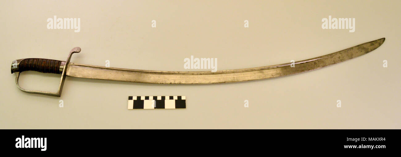 Rose Model 1807 contract cavalry saber of Ichabod Sargent. Title Rose