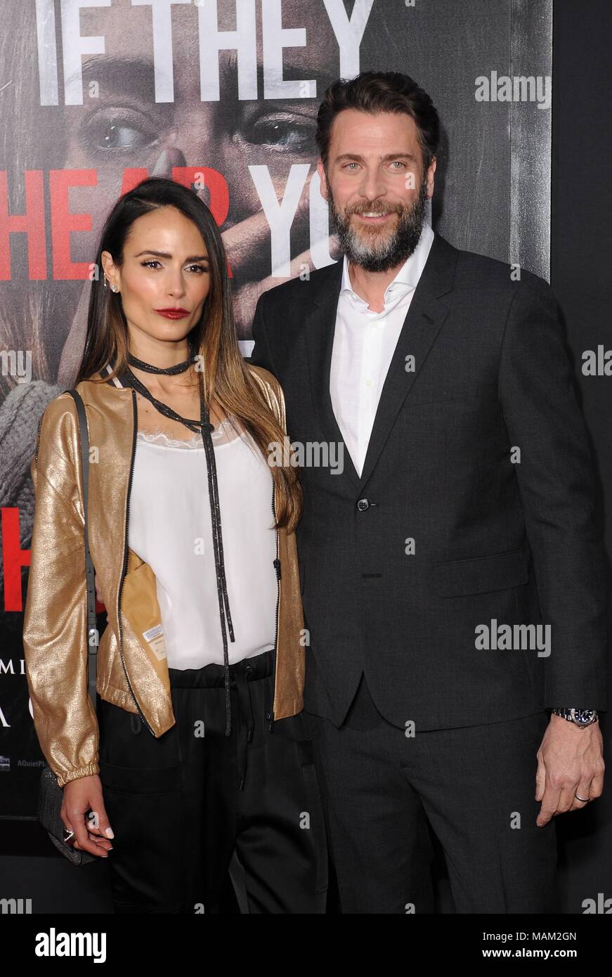 New York, NY, USA. 2nd Apr, 2018. Jordana Brewster, Andrew Form at
