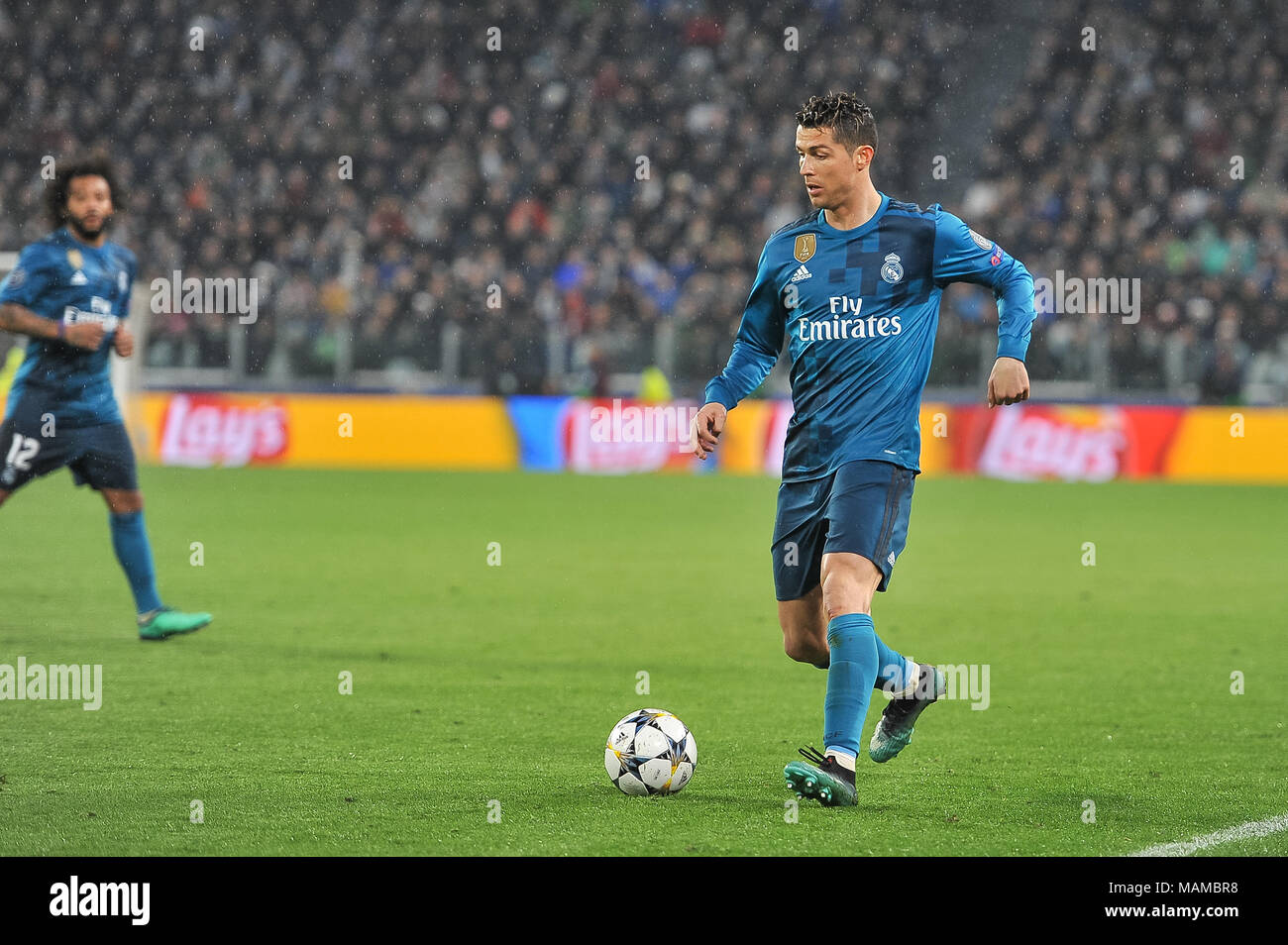Cristiano Ronaldo (Real Madrid CF) during the UEFA Champions League ...