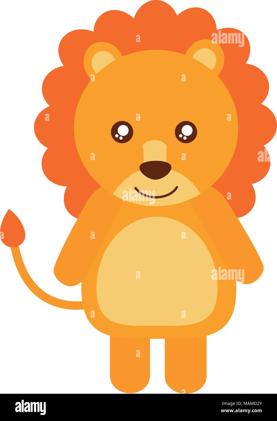 cute lion animal icon Stock Vector Image & Art - Alamy