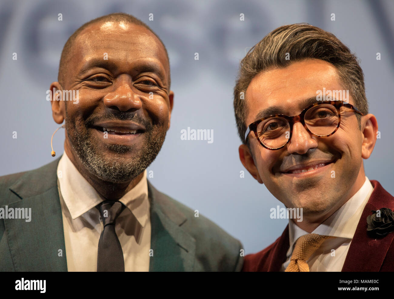 British comedian, writer and actor Sir Lenny Henry calls for tax breaks to increase diversity in TV. MIPCOM Oct. 18 2017, Cannes, France Stock Photo