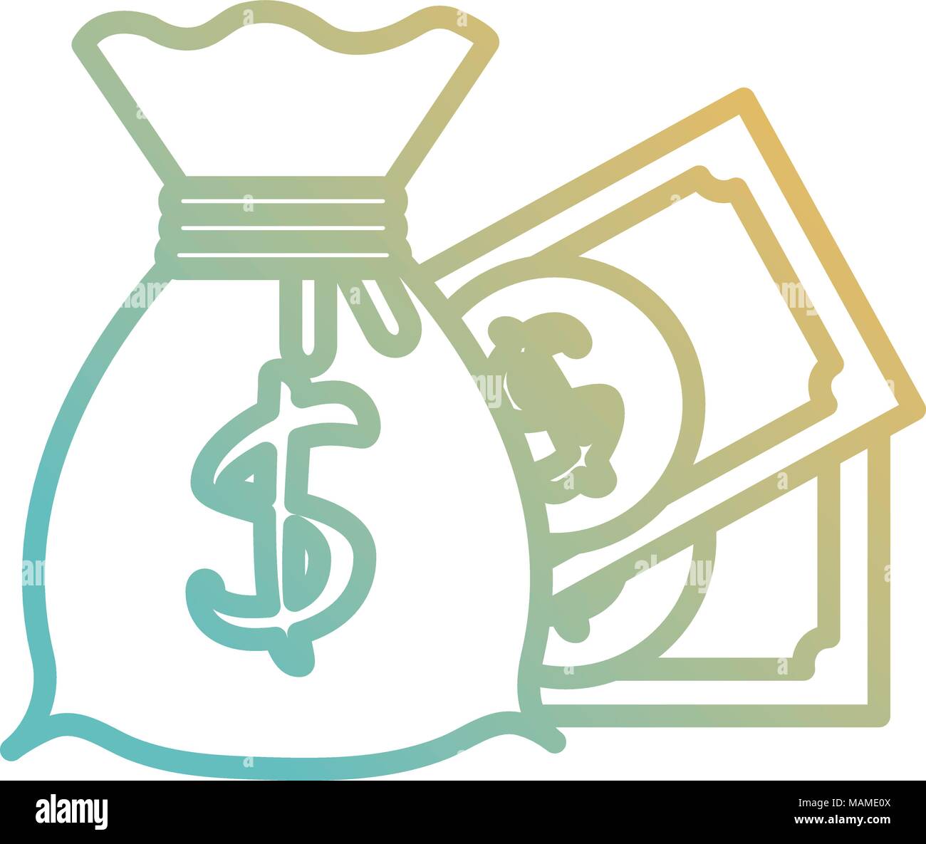 Million dollar bill Stock Vector Images - Alamy