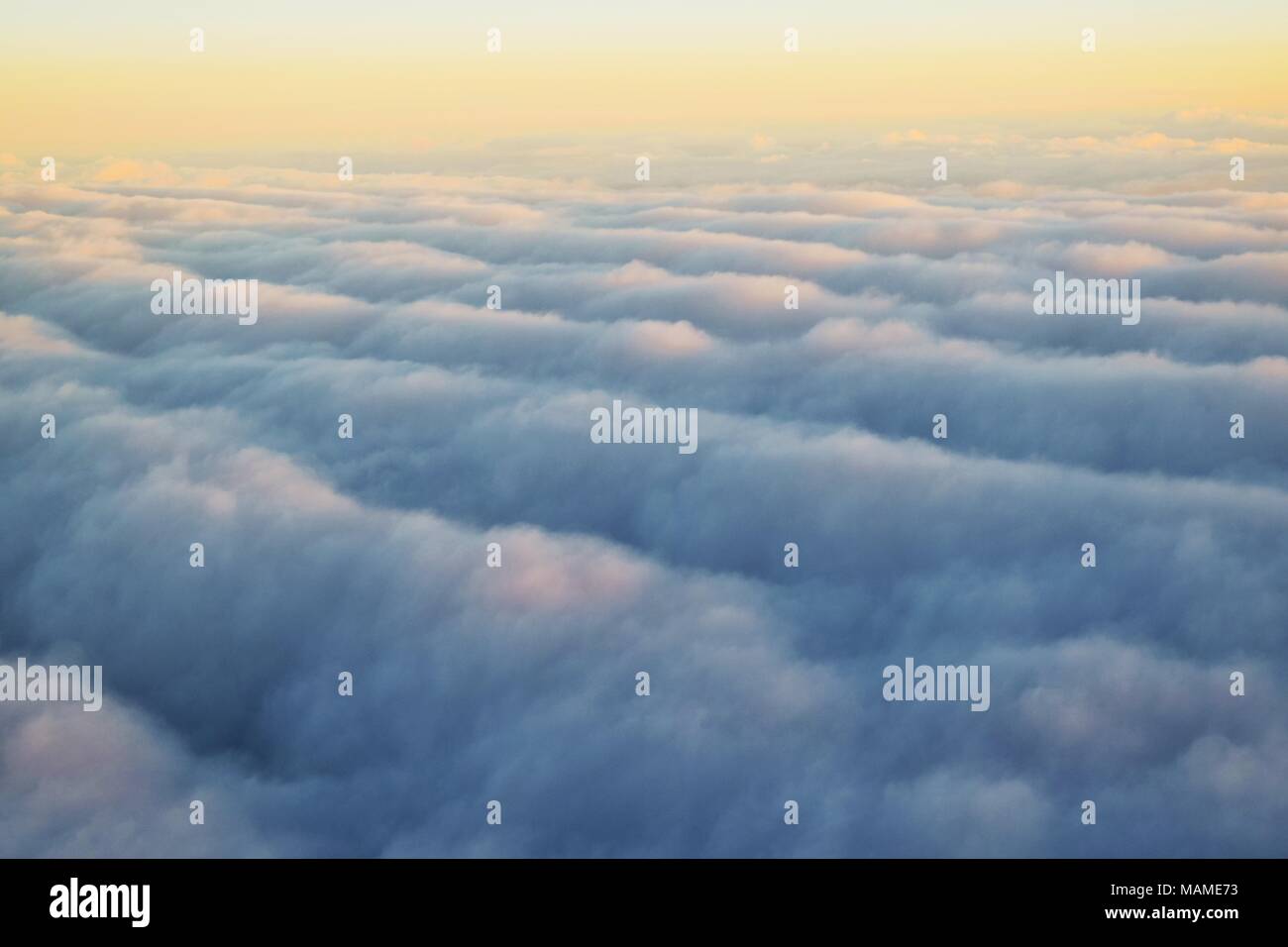 Stratocumulus clouds at sunset hi-res stock photography and images - Alamy