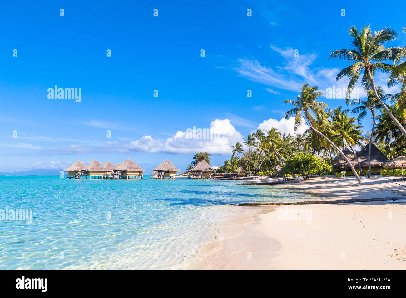 Bora Bora Island, French Polynesia. Stock Photo