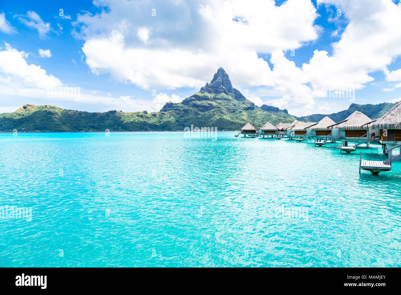 Bora Bora Island, French Polynesia. Stock Photo