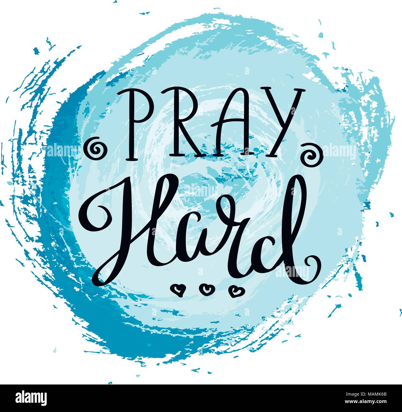 Hand drawn motivation quote. Creative vector typography concept for