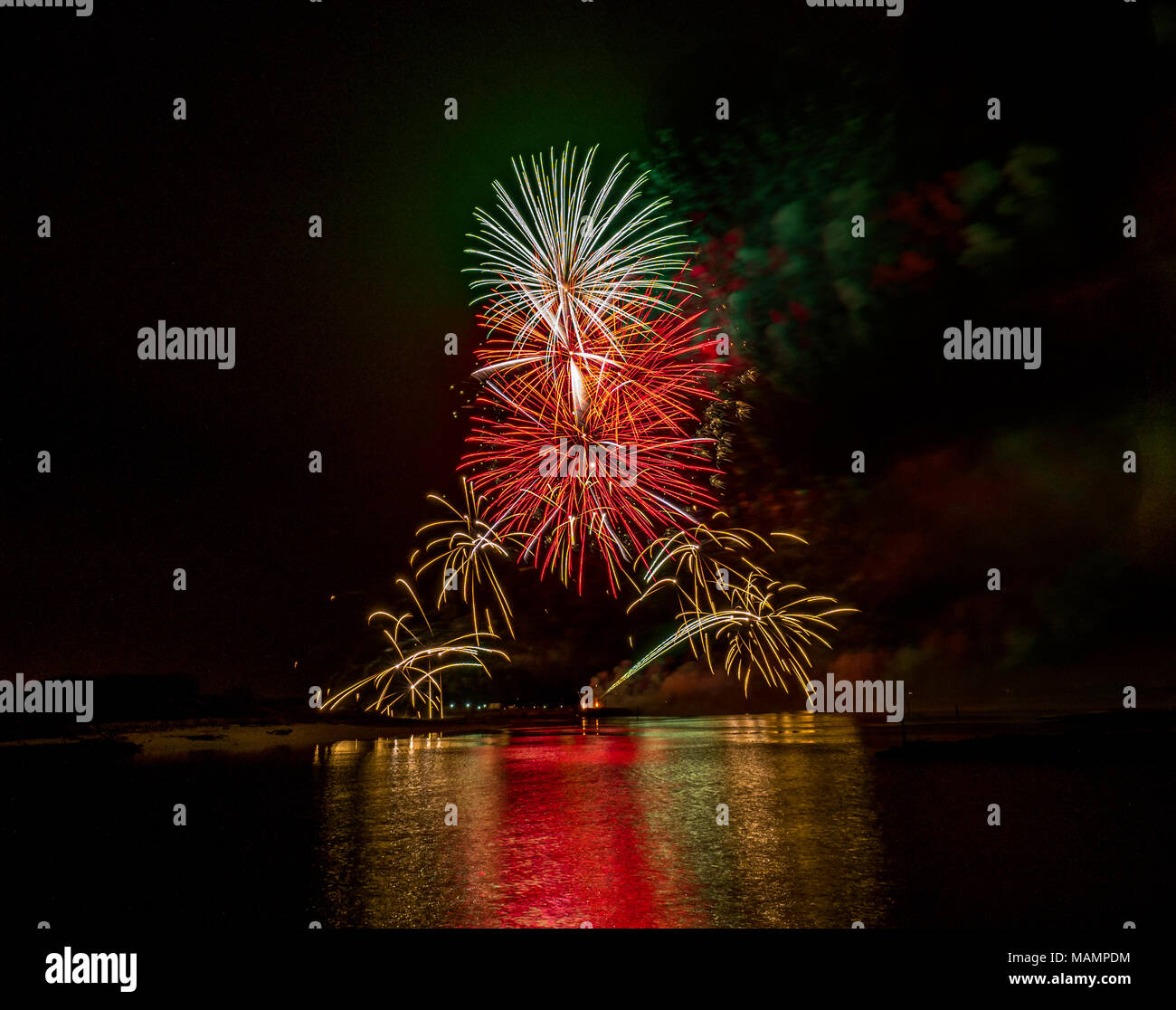 Irvine Illumination Fireworks 2017 Stock Photo Alamy